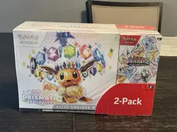 Pokemon Prismatic Evolutions ETB & Booster Bundle Costco 2-Pack - Image 1