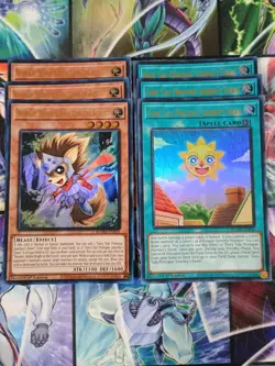 Yu-Gi-Oh! Playset 3x Fairy Tale Prologue: Journey's Dawn 3x Wonko Noble Knight - Image 1