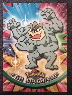 Machamp #68 Topps TV Animation Edition Pokemon Card NM - Image 1