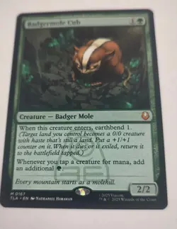 MTG Badgermole Cub TLA 0167 M NM Regular - Image 1