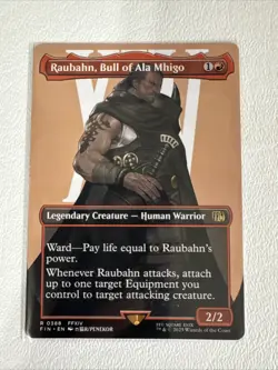 Raubahn, Bull of Ala Mhigo (Borderless) Regular #388 NM/MINT FINAL FANTASY MTG - Image 1
