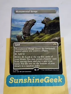 Monumental Henge (Borderless) Modern Horizons 3 Regular - Image 1