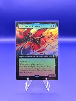 1x (374) Mai, Scornful Striker - FOIL - EXTENDED ART MTG Avatar: The Last Airben - Image 1