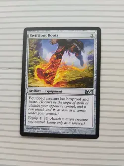 Magic: The Gathering Cards - Core Set 2012 ~ Uncommon ~ SWIFTFOOT BOOTS - Image 1