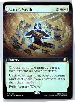 1x - Avatar's Wrath - FOIL EXTENDED ART #365 - Avatar: The Last Airbender MTG - Image 1