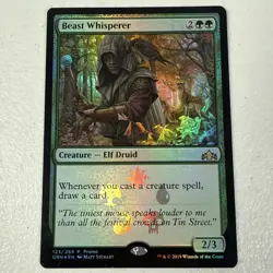 Beast Whisperer Guilds of Ravnica FOIL #123/259 MTG Magic Rare - Unplayed Mint+ - Image 1