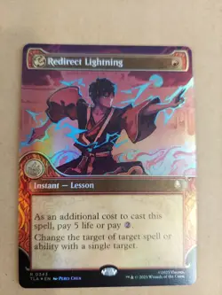 Redirect Lightning (Showcase) Avatar: The Last Airbender Foil - Image 1