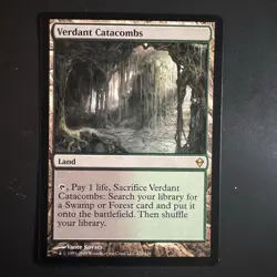 Verdant Catacombs Magic The Gathering MTG Zendikar LP Lightly Played - Image 1