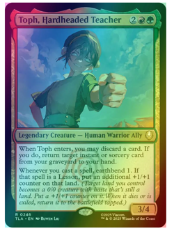 Toph, Hardheaded Teacher - Foil Avatar MTG - Image 1