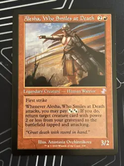1x Alesha, Who Smiles at Death (338) Retro Frame Time Spiral Remastered MTG x1 - Image 1