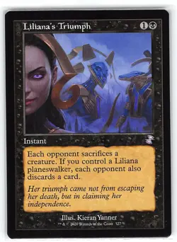 Liliana's Triumph Magic MtG x1 Time Spiral Remastered - Image 1