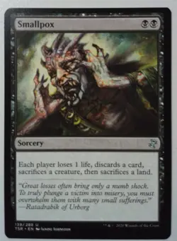 Smallpox *Uncommon* Magic MtG x1 Time Spiral Remastered - Image 1