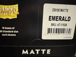 Dragon Shield Emerald Matte Display - 10 Boxes Of 100 Protective Sleeves - Image 4