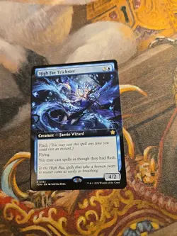 High Fae Trickster Extended Art MTG Foundations - NM - - Image 1