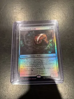 Badgermole Cub FOIL #0167 Avatar: The Last Airbender Magic The Gathering NM-M - Image 1