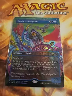 MTG Magic The Gathering Secret Lair NM Rainbow Foil - Deadeye Navigator - Image 1