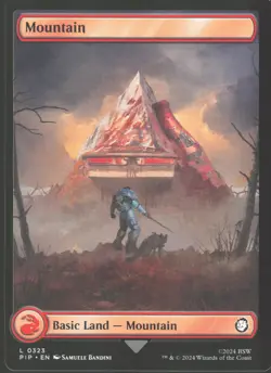 Mountain 323 Land Magic: the gathering Universes Beyond: Fallout - Image 1