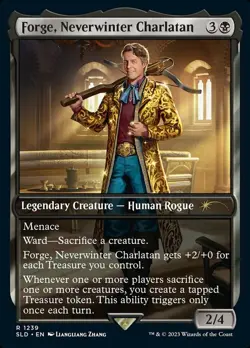 Near Mint x 1 Forge, Neverwinter Charlatan Secret Lair Drop Series - Image 1