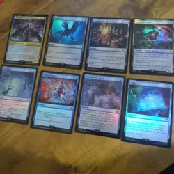 Lot of 8 FOIL Blue/Black Commons/Uncommons - MTG Final Fantasy M/NM - Image 1