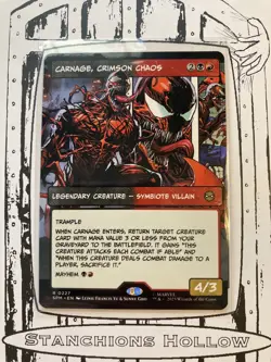 MTG Carnage, Crimson Chaos (Borderless) - Marvel's Spider-Man (SPM) R 0227 - Image 1