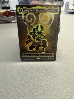 Aang, Swift Savior (Borderless) (Neon Ink Foil) Avatar: The Last Airbender Foil - Image 1