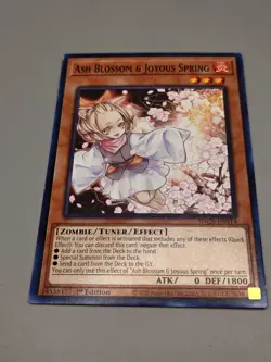 Ash Blossom & Joyous Spring SDCB-EN014 Yugioh 1st Edition LP - Image 1
