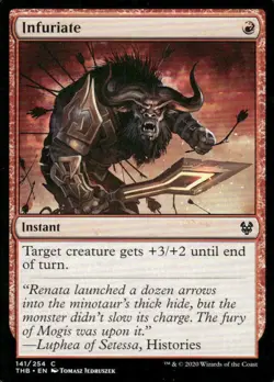 Infuriate 141/254 Theros Beyond Death MTG Magic the gathering card - Image 1