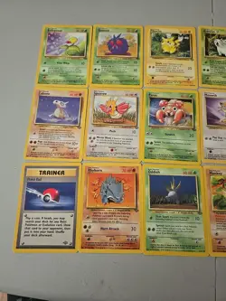 Pokemon Jungle/Fossil/Base Set Non-Holo 36 Card Lot LP-NM 1st Edition - Image 2