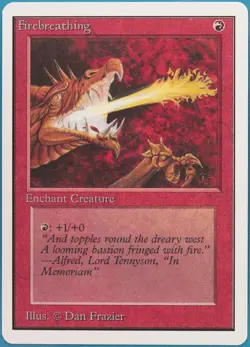 Firebreathing Unlimited MINT Red Common MAGIC MTG CARD (ID# 387227) ABUGames - Image 1