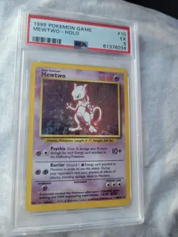 Mewtwo 1999 holo PSA 5 (Excellent) Pokemon Trading Card - Image 1