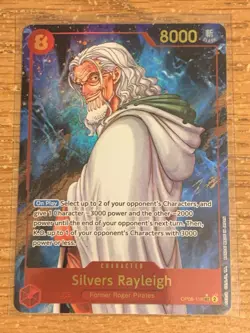 Silvers Rayleigh OP08-118 SEC Alt Art Two Legends One Piece Card Game - Image 1