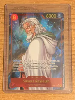 Silvers Rayleigh OP08-118 SEC Alt Art Two Legends One Piece Card Game - Image 3