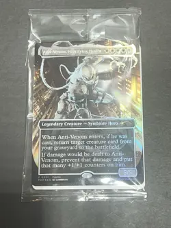 Magic The Gathering x Marvel Legends Agent Anti-Venom Foil Card - Free Shipping - Image 1