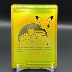 Pokemon Poke Ball Full Art SWSH146 UPC Celebrations Promo 25th Card NM Condition - Image 1