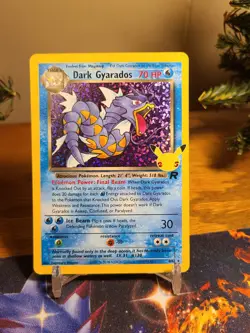 Pokemon Dark Gyarados Holo TCG Card Celebrations Classic Collection 8/82 - Image 1
