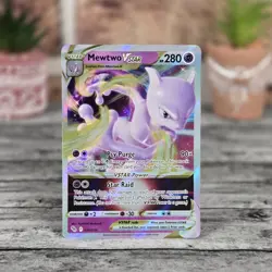 Mewtwo VSTAR 031/078 Ultra Rare Holo Foil Pokemon Go Card (PGO) Set TCG - NM/M - Image 1
