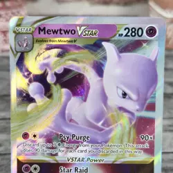 Mewtwo VSTAR 031/078 Ultra Rare Holo Foil Pokemon Go Card (PGO) Set TCG - NM/M - Image 3