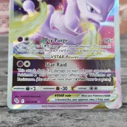 Mewtwo VSTAR 031/078 Ultra Rare Holo Foil Pokemon Go Card (PGO) Set TCG - NM/M - Image 4