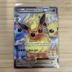 Pokemon Card Flareon EX Full Art RC28-32 Generations Radiant Collection Holo 🔥 - Image 1
