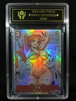 NAMI One Piece Waifu Goddess Manga Card CUSTOM MADE Black Label - Image 1