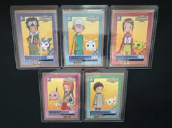 Digimon Fox Kids Promo Introductory Series 2 lot of 5 cards Complete 2000 Bandai - Image 1