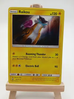 Raikou 32/73 - Shining Legends - Rare Holo LP Pokemon Card, 2017 - Image 1