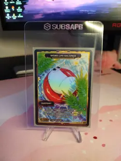 V Card Rising Stars - Work-Life Balance - Secret Rare - 1st Edition/ NM - Image 1