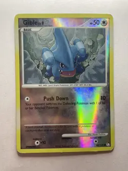 Gible 85/123 Mysterious Treasures Reverse Holo Pokemon TCG Card (MP) - Image 1