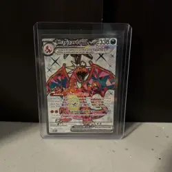 Charizard ex Tera Stage 2 Holo Pokemon Card 330 HP Burning Darkness - Image 1