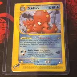 Octillery 026/147 Aquapolis Non Holo Rare Pokemon Card NM - Image 1