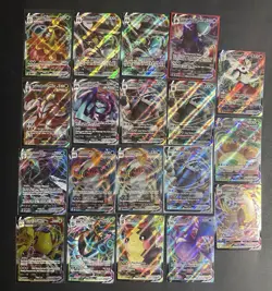Pokemon TCG Sword And Shield Mixed VMAX Lot 19 Total Cards NM Condition - Image 1
