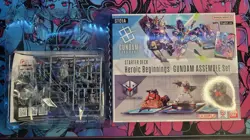 Gundam Card Game Heroic Beginnings Gundam Assemble Set ST01A - ONLY MODEL KITS - Image 1