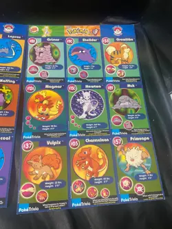 12 Uncut sheets Pokemon Cards Burger King Pokemon Movie Card Promo 1999 - Image 2