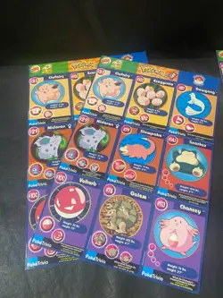 12 Uncut sheets Pokemon Cards Burger King Pokemon Movie Card Promo 1999 - Image 4